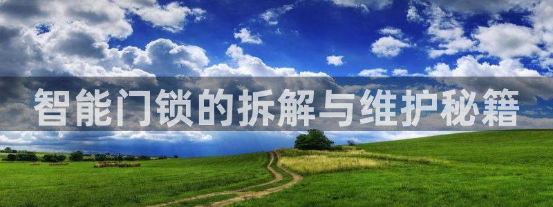 开丰娱乐登入：智能门锁的拆解与维护秘籍