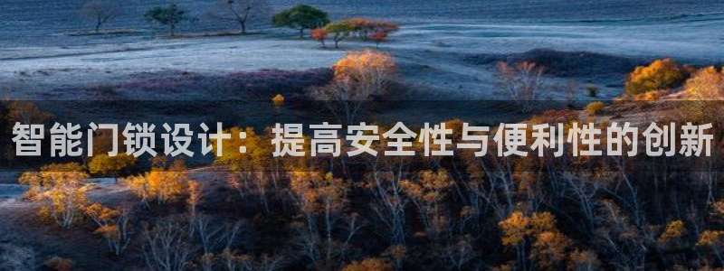 开丰娱乐官网电话：智能门锁设计：提高安全性与便利性的创新