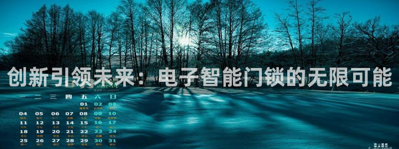 开丰娱乐手机app：创新引领未来：电子智能门锁的无限可能