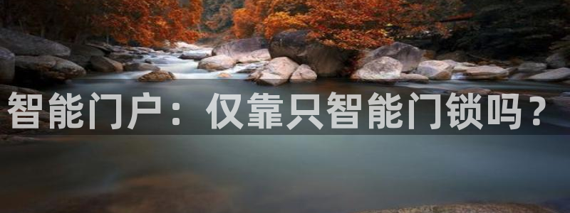 开丰娱乐主管：智能门户：仅靠只智能门锁吗？