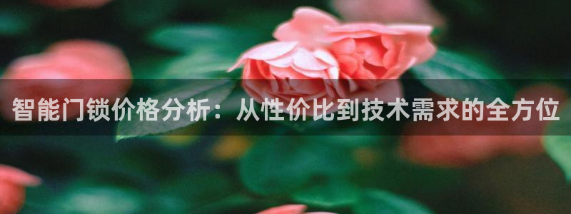 开丰娱乐登陆：智能门锁价格分析：从性价比到技术需求的全方位