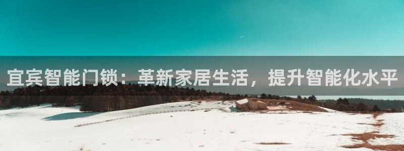 开丰娱乐官网最新消息：宜宾智能门锁：革新家居生活，提升智能化