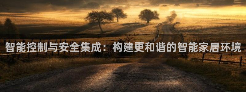 开丰娱乐注册：智能控制与安全集成：构建更和谐的智能家居环境