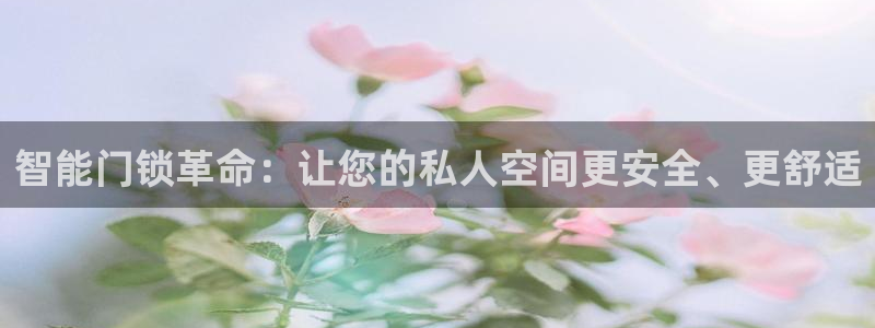 开丰娱乐登录网址：智能门锁革命：让您的私人空间更安全、更舒适