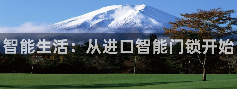 开丰娱乐登入地址查询：智能生活：从进口智能门锁开始